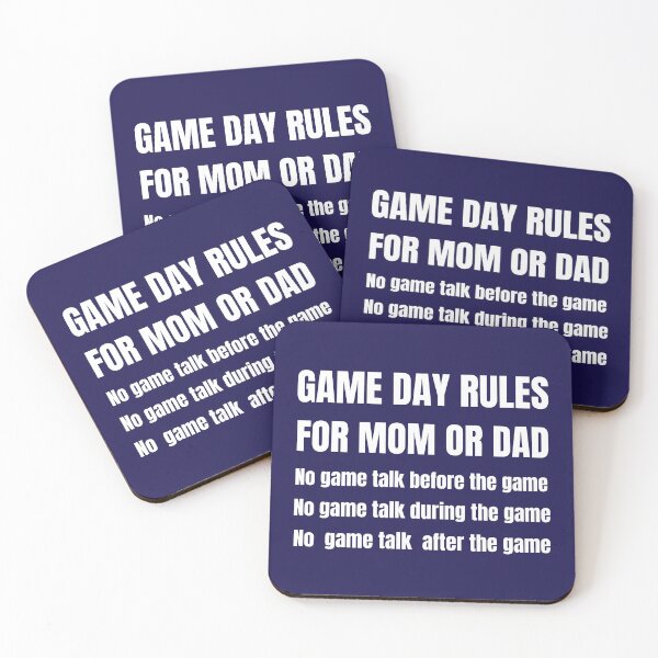 Item preview, Game Day Rules Funny Design athlete designed and sold by Modern-Tropical.