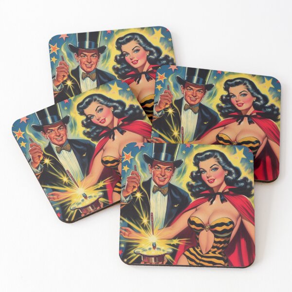 Item preview, Vintage Magician Girl designed and sold by PulpVintage.