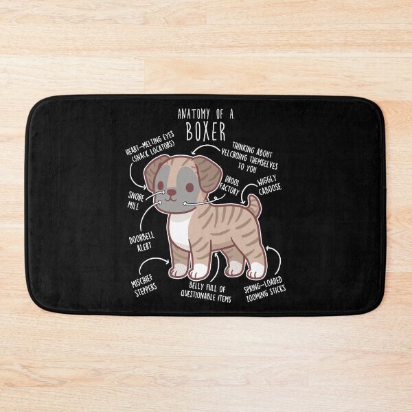 Item preview, Boxer Dog Brindle Anatomy designed and sold by Clara Hollins.