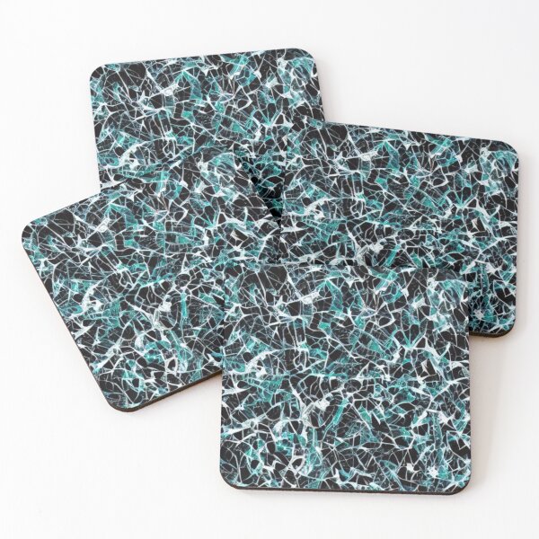 Item preview, Abstract Blue Shattered Glass designed and sold by calibrit.