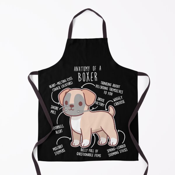 Item preview, Boxer Dog Fawn Anatomy designed and sold by Clara Hollins.