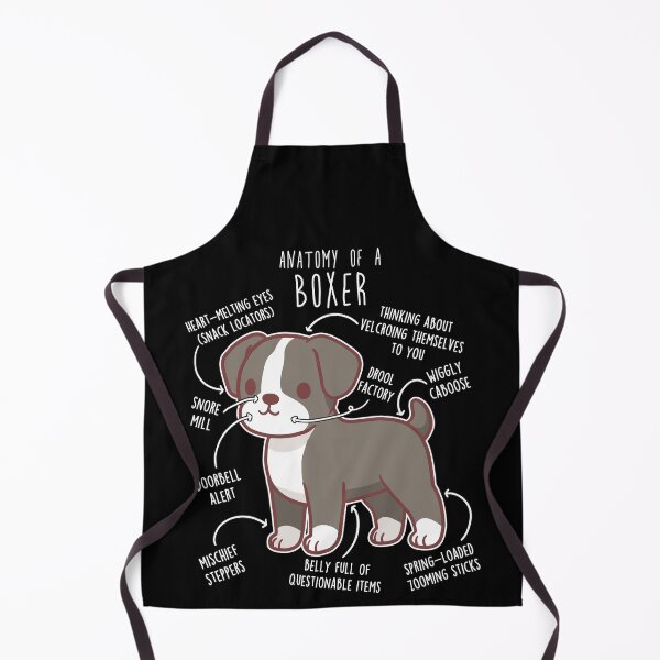 Item preview, Boxer Dog Reverse Brindle Seal Anatomy designed and sold by Clara Hollins.