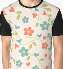 CONTRAST TANKS FLOWERS Graphic T-Shirt