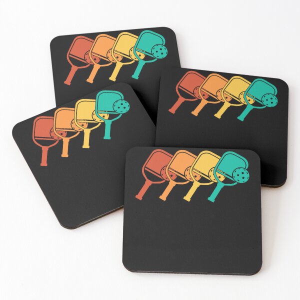 Item preview, Retro Pickleball Repeating Paddle Silhouette designed and sold by KleverOlivier.