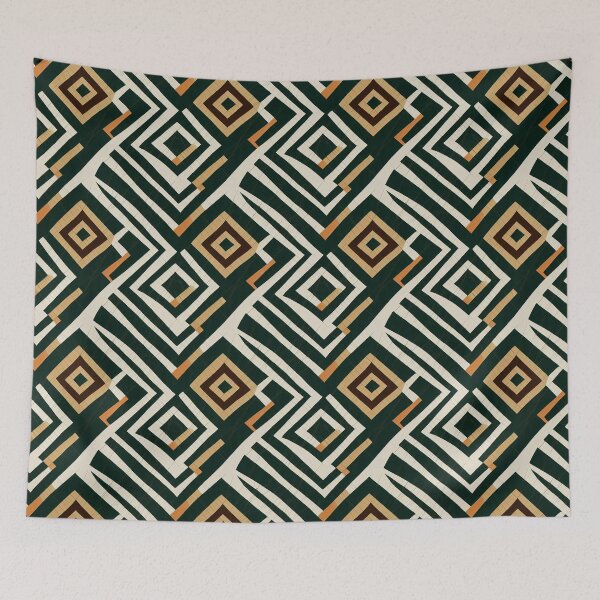 Item preview, Modern Geometric Plaid Fusion designed and sold by Varadar.