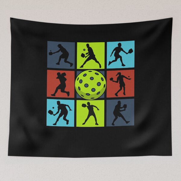 Item preview, Pickleball Pop Art Players Poses designed and sold by KleverOlivier.