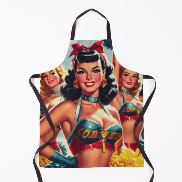 Item preview, Vintage Cheerleader Pin Up designed and sold by PulpVintage.