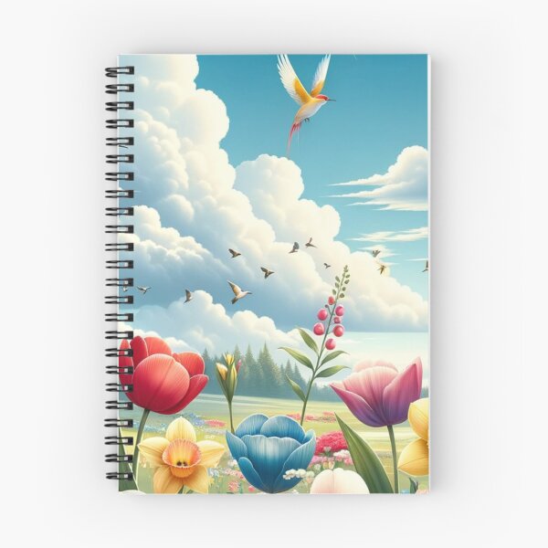 Item preview, Spring Meadow: Flowers & Birds Bliss designed and sold by mymagicstoreus.