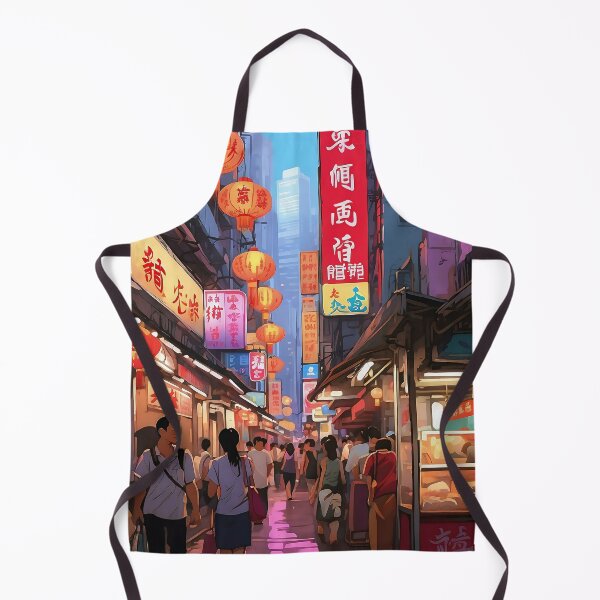 Item preview, Twilight Bustle: Vibrant Streets of Hong Kong designed and sold by ArtComixHaven.