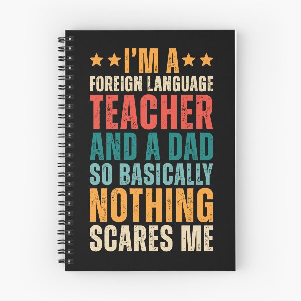 Item preview, Foreign Language Teacher And A Dad Funny Retro designed and sold by kamrankhan.