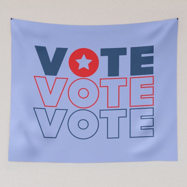 Item preview, Vote Vote Vote 2024 Red, White, and Blue  designed and sold by ArtMeetsPizza.