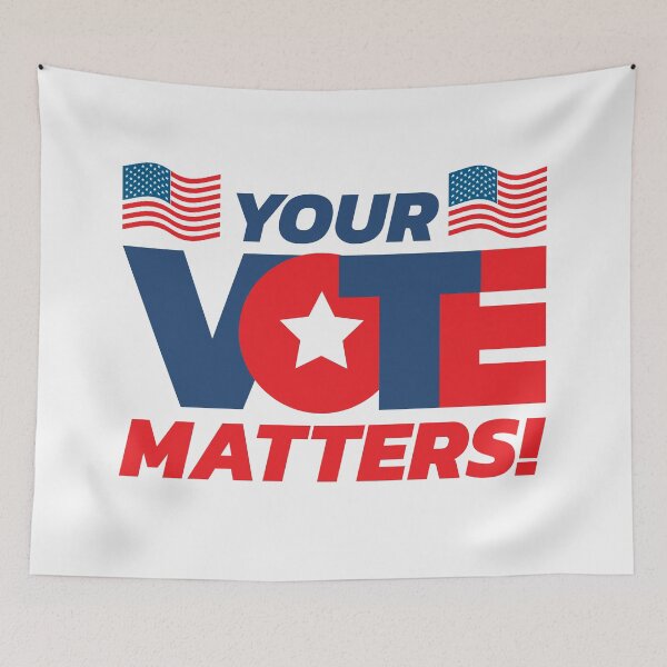 Item preview, Your Vote Matters 2024 Red, White, and Blue  designed and sold by ArtMeetsPizza.