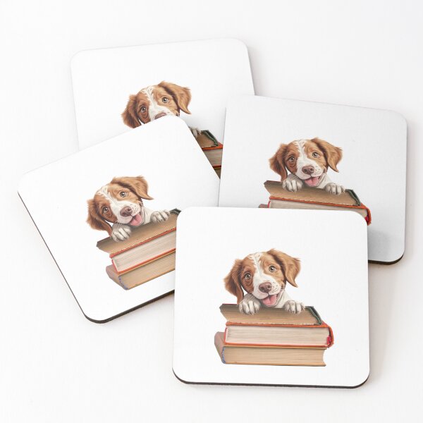 Artikelvorschau, Bretagne Hund und Bücher entworfen und verkauft von TheAnimalZ00.