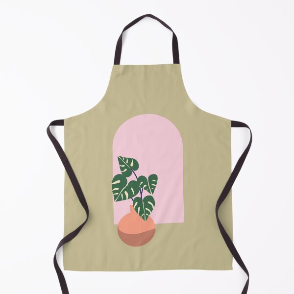 Item preview, Monstera plant and arched window - matcha green designed and sold by Chigurena.