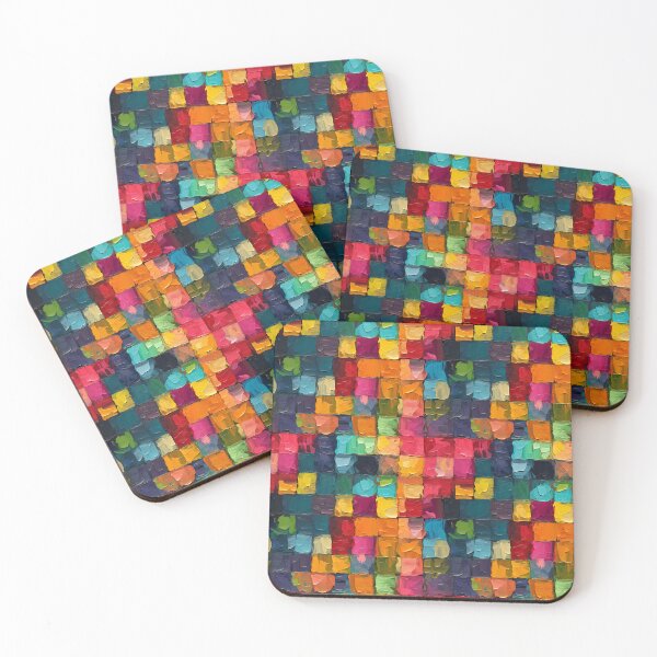 Item preview, Multicolored Squares Pattern designed and sold by sheprint.
