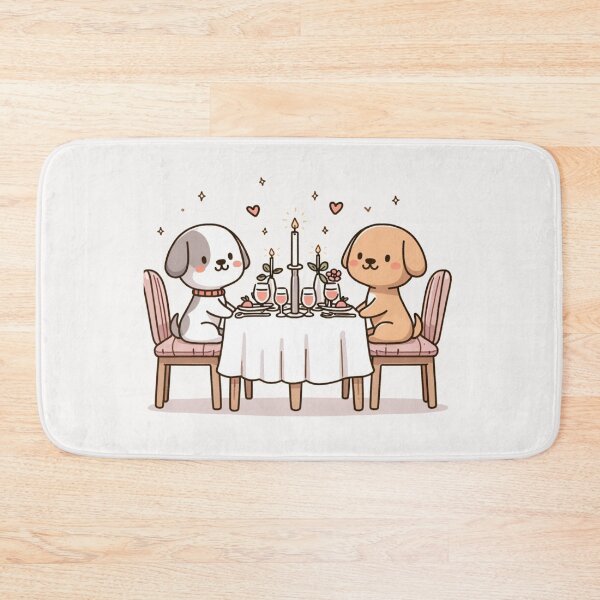 Item preview,  Dog Romantic Dinner Valentine's Day designed and sold by LemuellTrends.