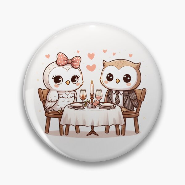 Item preview, Owls Romantic Dinner Valentine's Day designed and sold by LemuellTrends.