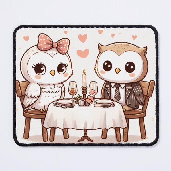Item preview, Owls Romantic Dinner Valentine's Day designed and sold by LemuellTrends.