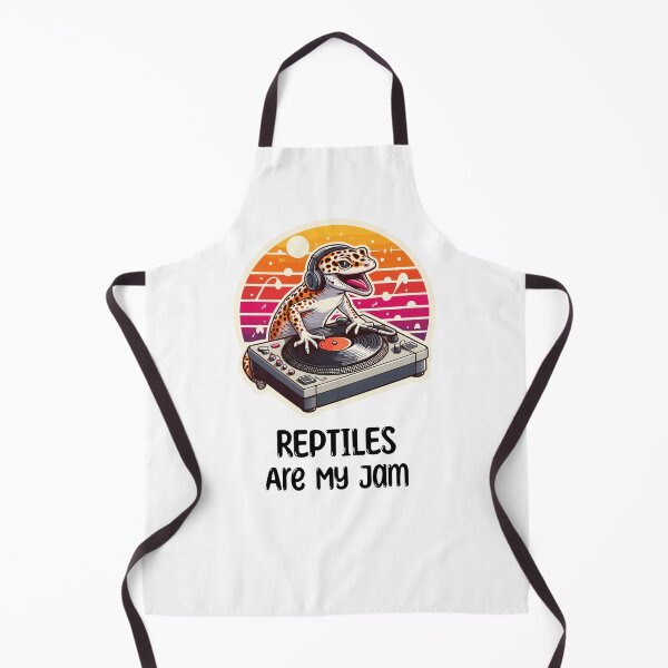Item preview, Leopard Geckos DJ Music Reptile  designed and sold by DinoKate.