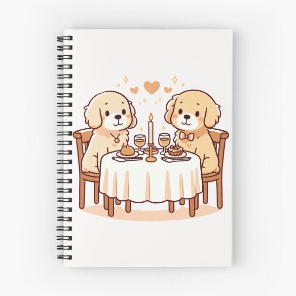 Item preview, Golden Retrievers Romantic Dinner Valentine's Day designed and sold by LemuellTrends.