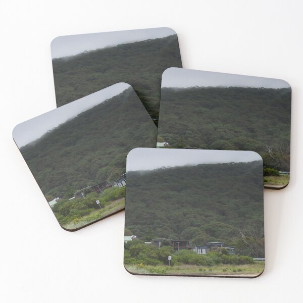 Item preview, Hidden Dwellings in the Cloud Forest: Atmospheric photo print for nature and architecture lovers designed and sold by TRex-Landscapes.