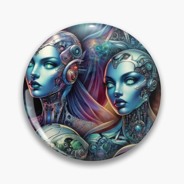 Item preview, Cybernetic Elegance: Future in Art designed and sold by mymagicstoreus.