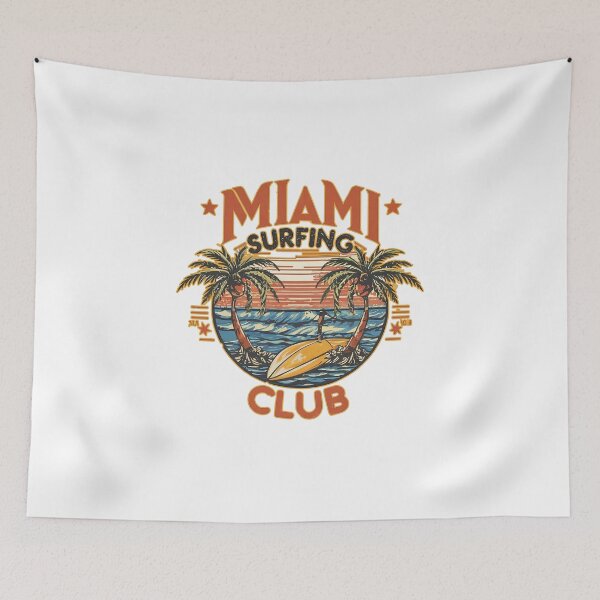 Item preview, MIAMI SURFING CLUB designed and sold by NebulaWhimsy.