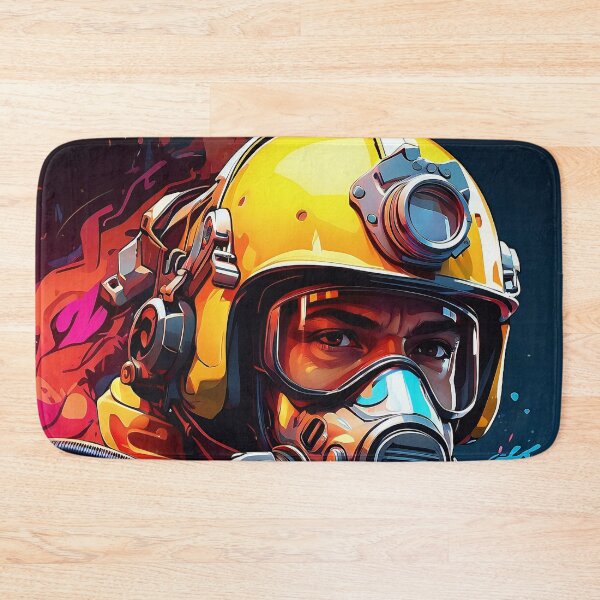 Item preview, Bravery in the Blaze: A Firefighter's Resolve designed and sold by ArtComixHaven.