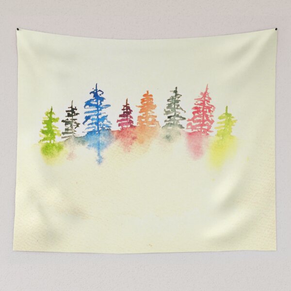 Item preview, Pines In Snow designed and sold by BlueCanna.