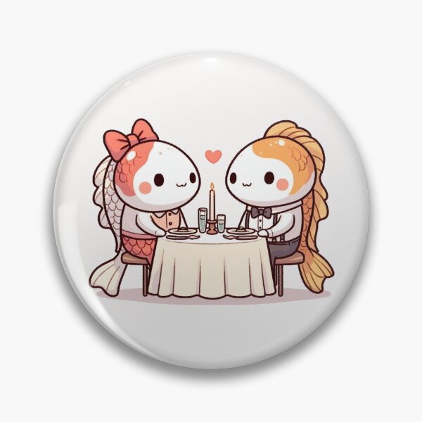 Item preview, Koi Fish Romantic Dinner Valentine's Day designed and sold by LemuellTrends.