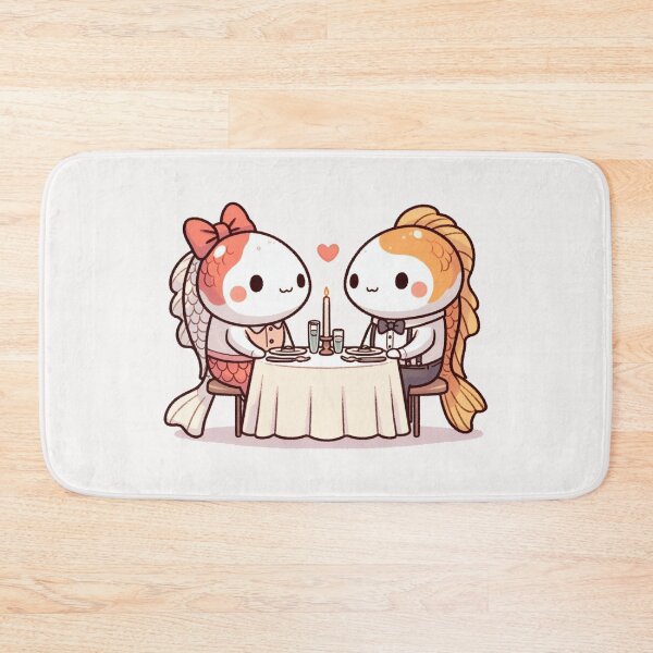 Item preview, Koi Fish Romantic Dinner Valentine's Day designed and sold by LemuellTrends.