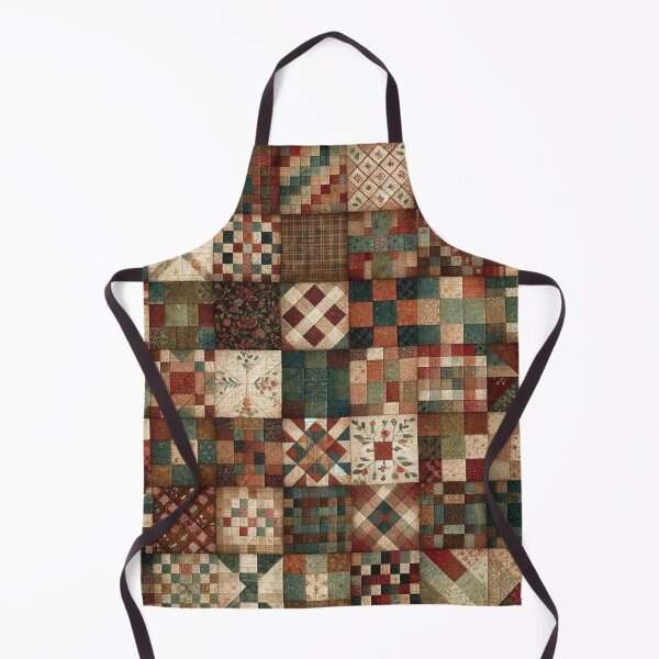 Item preview, Fall Colored Patchwork Pattern designed and sold by PinUpPizzazz.