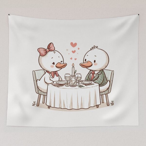 Item preview, Ducks Romantic Dinner Valentine's Day designed and sold by LemuellTrends.