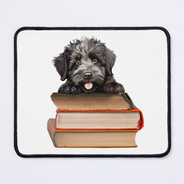Item preview, Bouvier des Flandres And Books designed and sold by TheAnimalZ00.