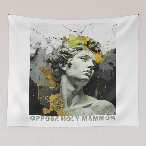 Item preview, Oppose Holy Mammon designed and sold by Coloreddots.
