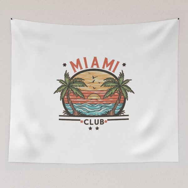 Item preview, MIAMI SURFING CLUB designed and sold by NebulaWhimsy.