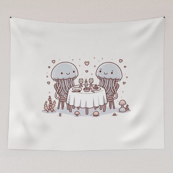 Item preview, Jelly Fish Romantic Dinner Valentine's Day designed and sold by LemuellTrends.