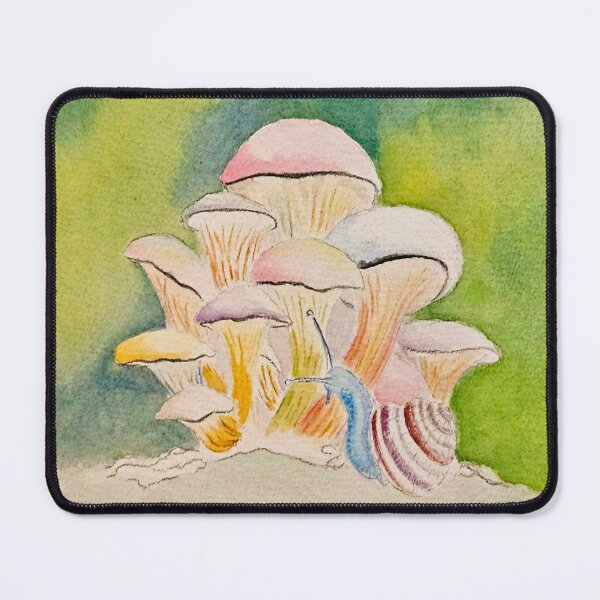 Item preview, Mushrooms and Snail designed and sold by BlueCanna.