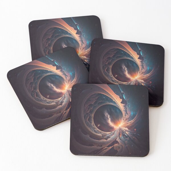 Item preview, Nebulous Visions: Abstract Art Expressing Cosmic Marvels designed and sold by iQuorra.