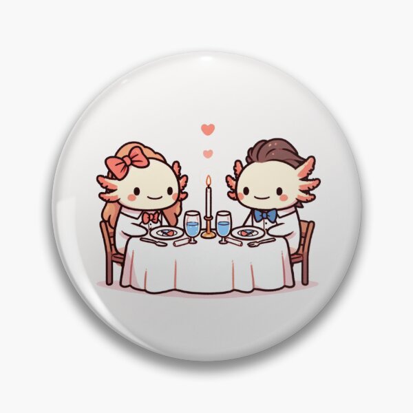 Item preview, Axolotl Romantic Dinner Valentine's Day designed and sold by LemuellTrends.