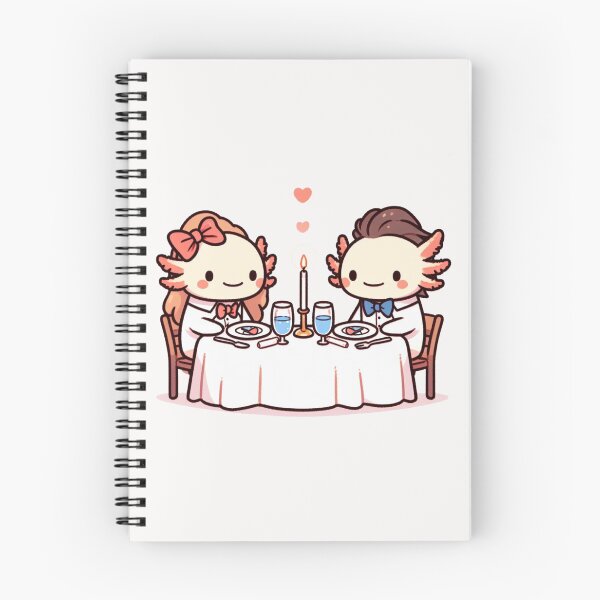 Item preview, Axolotl Romantic Dinner Valentine's Day designed and sold by LemuellTrends.