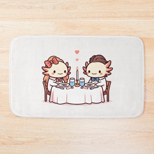 Item preview, Axolotl Romantic Dinner Valentine's Day designed and sold by LemuellTrends.