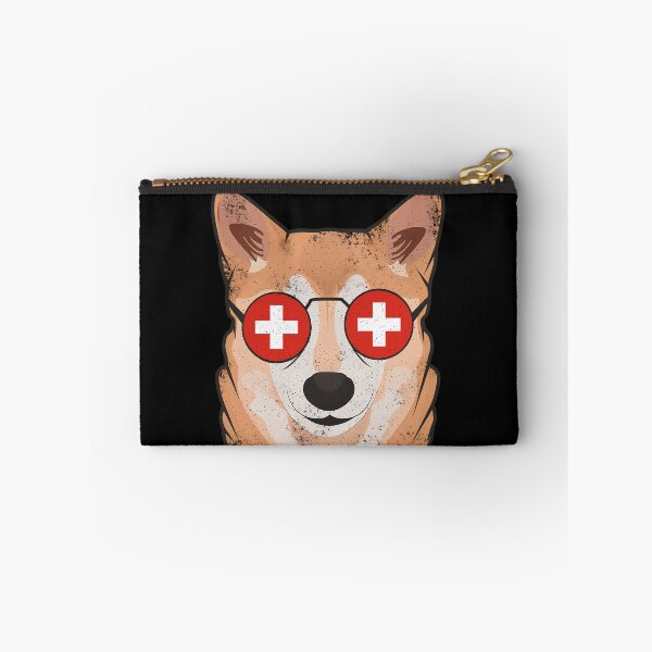 Item preview, Vintage Patriotic Shiba Inu Swiss Flag designed and sold by feether-store.
