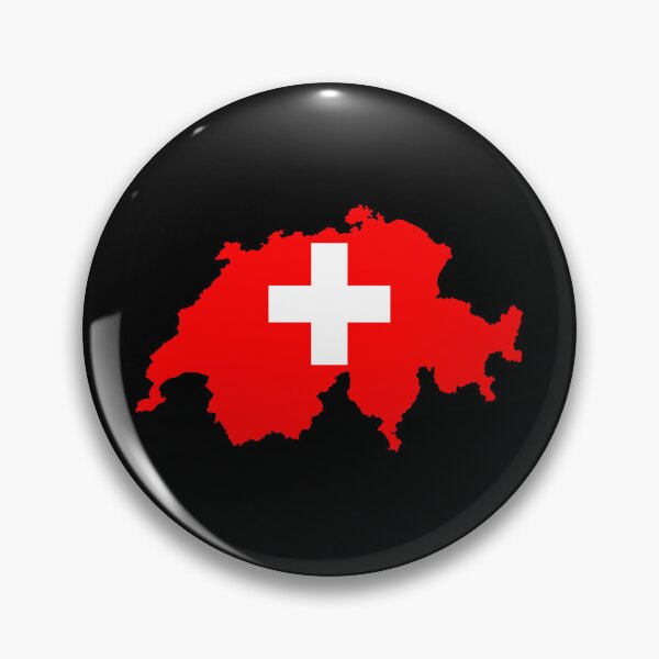 Item preview, Flag Map of Switzerland  designed and sold by feether-store.