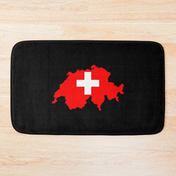 Item preview, Flag Map of Switzerland  designed and sold by feether-store.