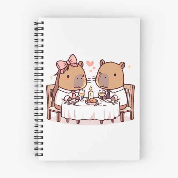 Item preview,  Capybara Romantic Dinner Valentine's Day designed and sold by LemuellTrends.