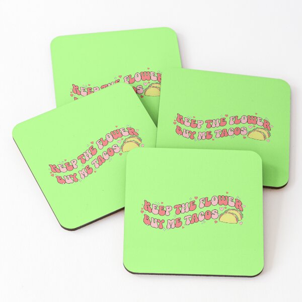 Item preview, Retro Taco Craving Bundle: Keep The Flowers Buy Me Tacos Retro Valentine designed and sold by SmokaARTS.