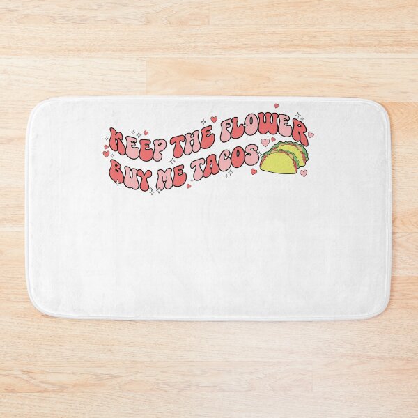 Item preview, Retro Taco Craving Bundle: Keep The Flowers Buy Me Tacos Retro Valentine designed and sold by SmokaARTS.