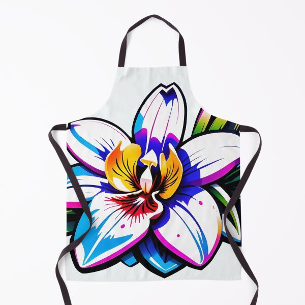 Item preview, Colorful painted Orchid Flower designed and sold by DisneyKrayzie.
