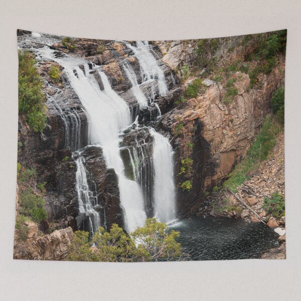Item preview, Sublime Waterfall in Rocky Wilderness: Majestic Photographic Print for Nature Lovers and Adventurers MacKenzie Falls, Australia designed and sold by TRex-Landscapes.
